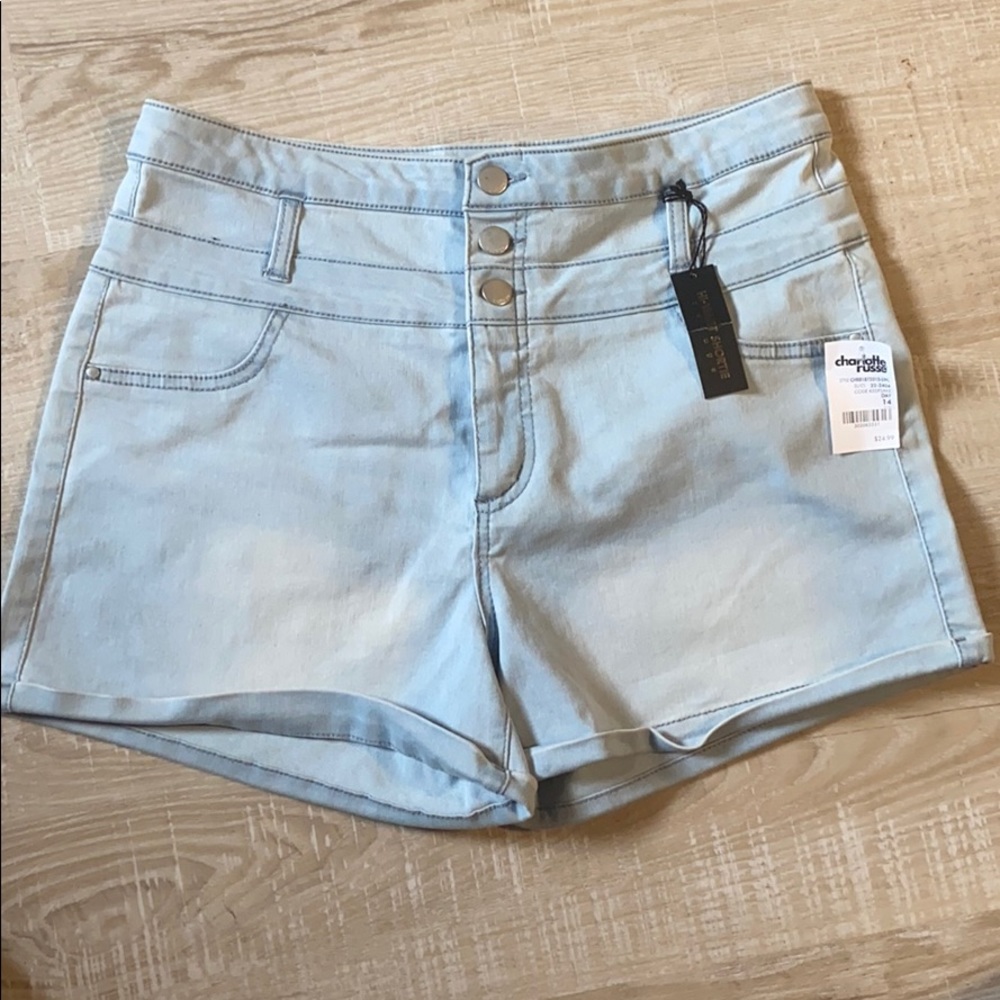 High waisted shorts